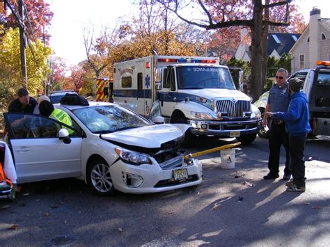 Sunday Morning Crash In Ridgewood Transports Three To Valley Hospital