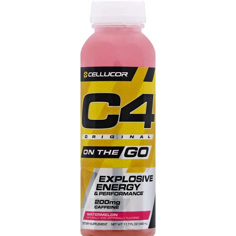 Cellucor C4 Original On The Go Watermelon Pre Workout Drink Shop Diet