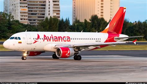 N Av Avianca Airbus A Photo By Hector A Rivera Valentin Hr