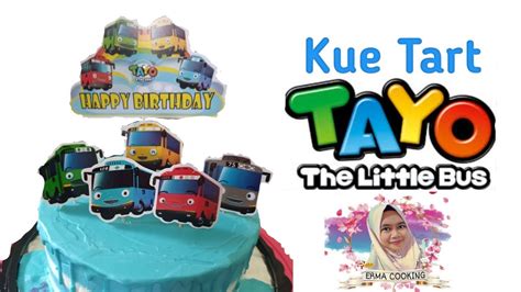 Proses Hias Kue Tart Tayo Youtube