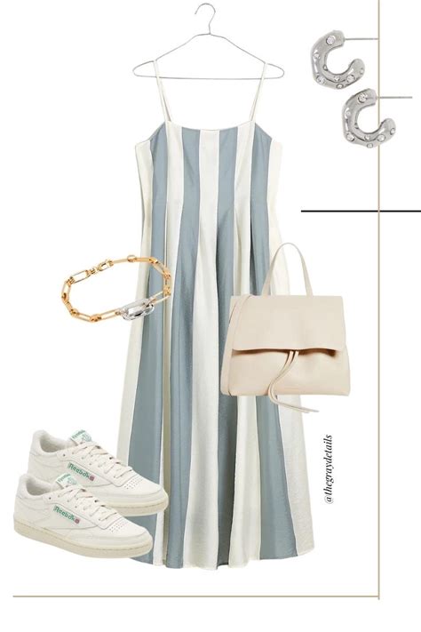 13 White Sneakers to Wear With Dresses - the gray details