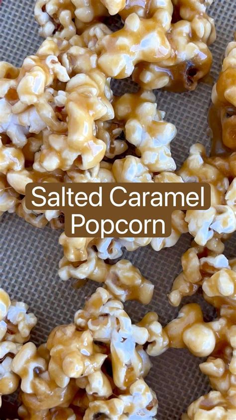 Salted Caramel Popcorn Recipe