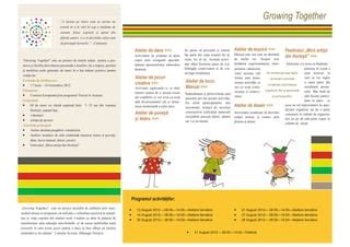 Growing Together Flyer PPT