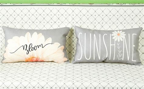 Onway Spring Lumbar Pillow Covers 12x20 Inch Farmhouse