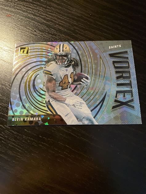 2021 Panini Donruss Alvin Kamara Vortex Insert VTX AKA EBay