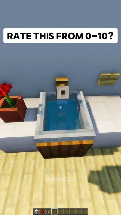 Minecraft Realistic Sink🚰 Youtube