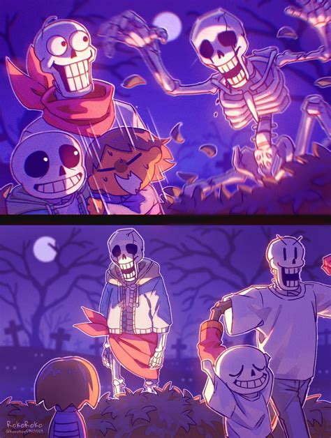 Frisk Sans And Papyrus Undertale Drawn By Korokor Danbooru