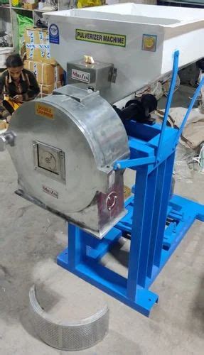 Semi Automatic Double Stage Pulverizer Machine Kg Per Hour At Rs