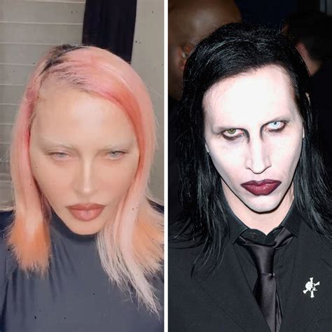 Madonna F S Confundem Cantora Marilyn Manson Pan Pandlr