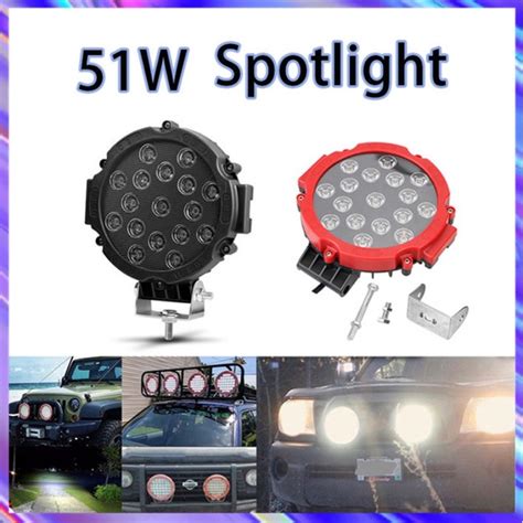 For Truck Tractor X Off Road W Led Work Light Driving Light Spot