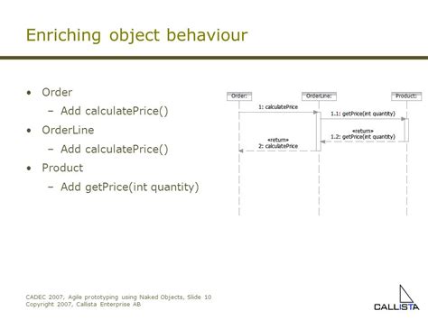 Agile Prototyping Using Naked Objects Ola Deibitsch Callista Enterprise