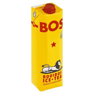 Bos Ice Tea Lemon 1L PnP