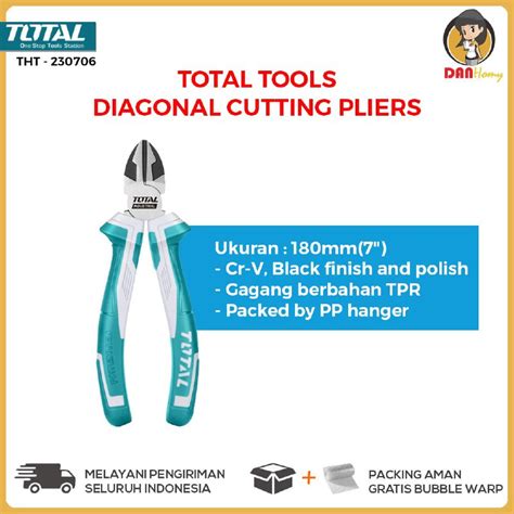 Jual Total Tools Tang Potong Tht Tang Diagonal Ukuran Inch