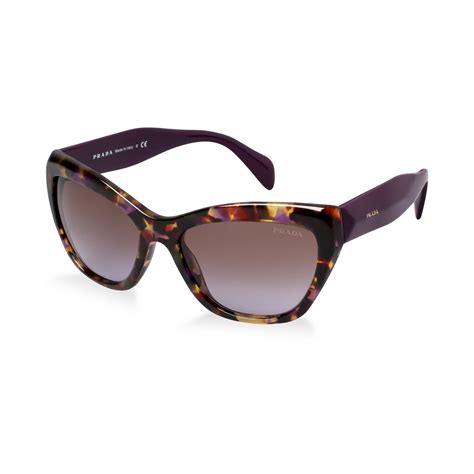 Prada Sunglasses In Purple Tortoise Purple Purple Lyst