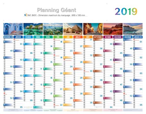 Impression Maxi Planning Effaçable Maxi Planning Effaçable Kelprint