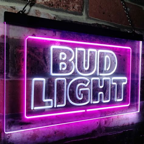 Bud Light New Beer Bar Neon Sign Led Lab Cave