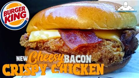 Burger King® Cheesy Bacon Crispy Chicken Sandwich Review 🧀🥓🐔 Youtube