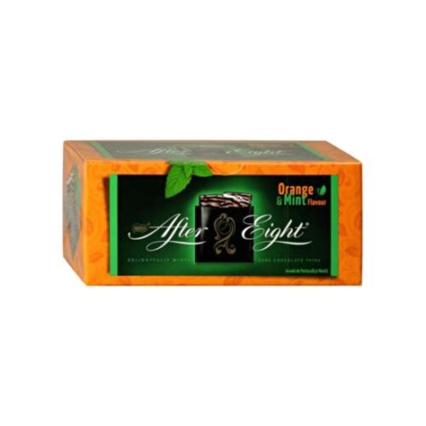 Nestle After Eight Orange And Mint Falvoured Dark Chocolate 200 Gr 7oz