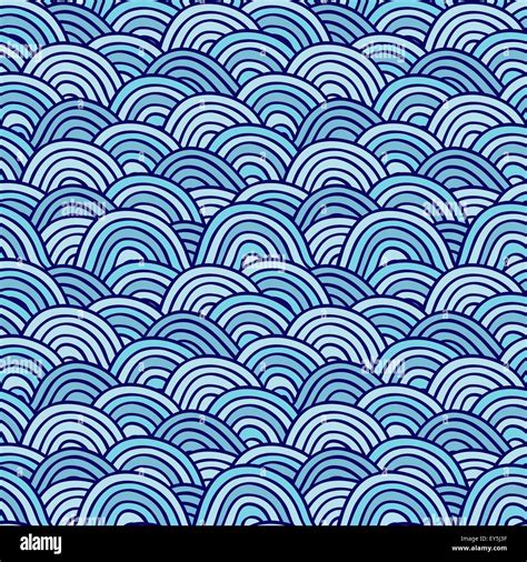 Seamless Wave Pattern Stock Vector Image Art Alamy