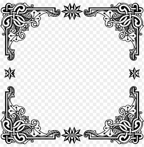 Symmetric Frame Icons Free Medieval Frames And Borders Png Image With