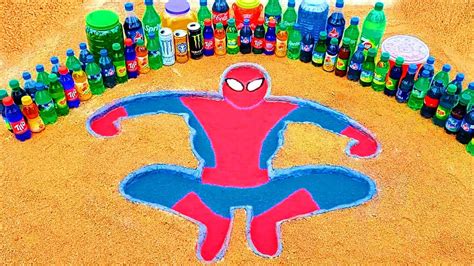 How To Make Rainbow Spiderman With Orbeez Fanta Monster Popular