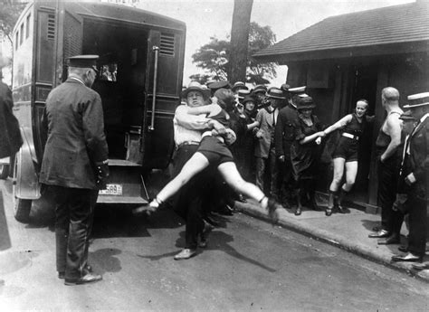 Woman Being Arrested