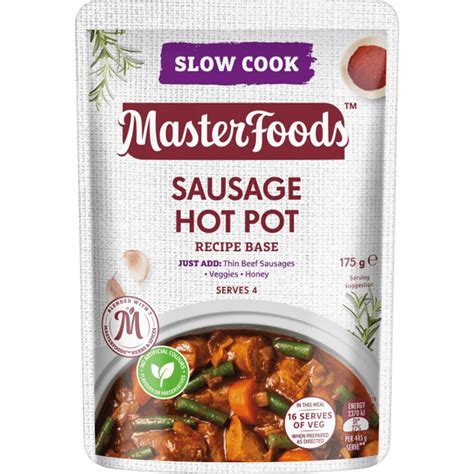 Try Our Slow Cooked Sausage Hot Pot Recipe Base Masterfoods