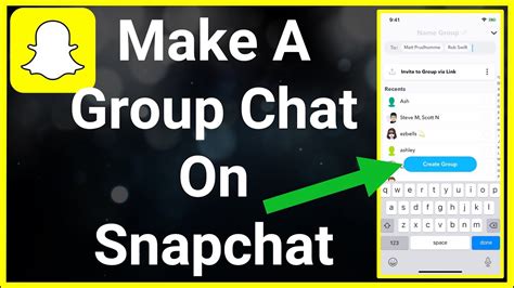 How To Make A Group Chat On Snapchat Youtube