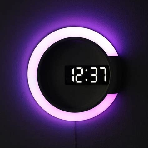 Reloj De Pared Led D Reloj De Mesa Digital Reloj De Alarma Espejo