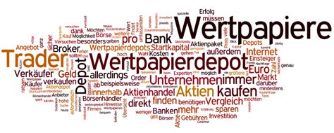 Wertpapierdepot Vergleich