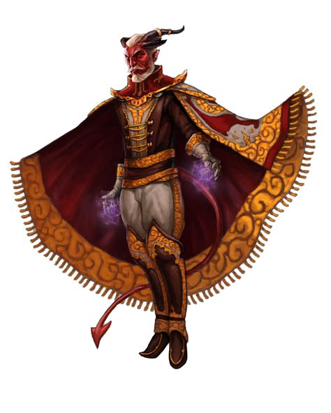 Archmagister King Archmage Epic Wizard Fantasy Characters Tiefling