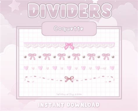 Pink Dividers For Discord Dividers Aesthetics Cute Discord Graphics