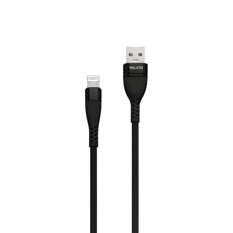 Кабель USB WALKER C580 Lightning black купити за 83 20 грн у Києві