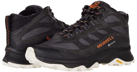 Merrell Synthetic Moab Speed Mid Gore Tex Casual Boots In Black For Men