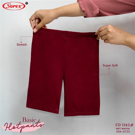 Jual CD Short Sorex 1261 Celana Dalam Wanita Hotpants Basic Sorex