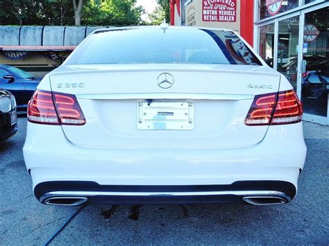 2014 Mercedes Benz E Class E350 Sport 4matic 46293 Miles White Sedan 6 Cylinder