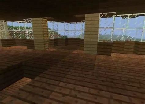 Modern Wooden House Minecraft Map