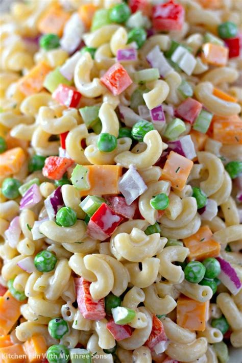 Easy Macaroni Salad Recipe Kitchen Fun With My 3 Sons