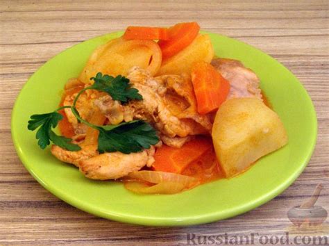 Рецепт: Жаркое из кролика на RussianFood.com
