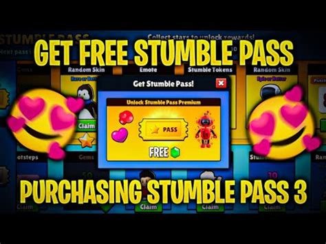 How To Get Free Stumble Pass In Just Few Days Purchasing Stumble