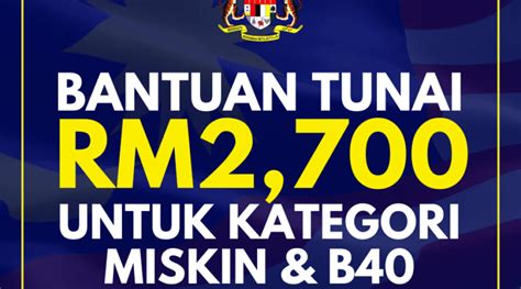 Bantuan Tunai Kerajaan Rm Dikreditkan Secara One Off Bagi Kategori