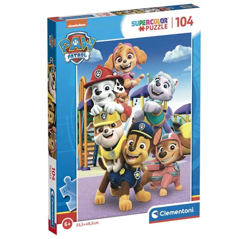 Paw Patrol Super Puzzle 104pcs