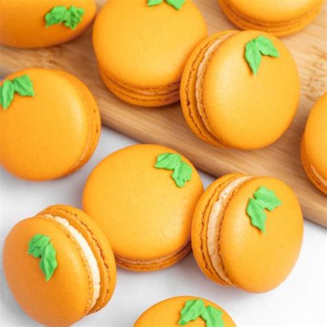 Orange Macarons The Tipsy Macaron