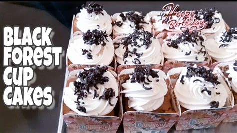 Cara Membuat Kue Ulang Tahun Black Forest Cupcakes YouTube