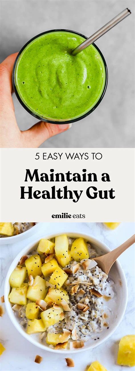 5 Easy Ways To Maintain A Healthy Gut Every Day Recipe Healthy Gut