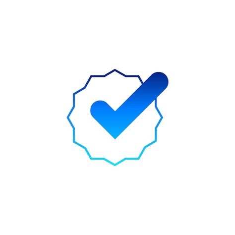 Icono De La Marca De Verificaci N Aprobada Vector Premium