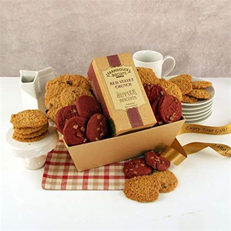 Luxury Biscuit Hamper Red Velvet Crunch Tray Fast Uk Delivery On