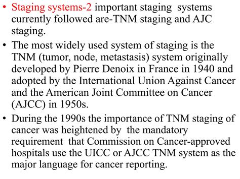 Staging And Grading Of Tumors Ppt