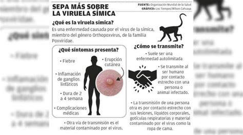 Detectan Tres Casos De Viruela Símica Los Tiempos