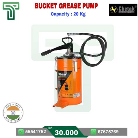 Chetak Bucket Grease Pump Capacity Of Kg In Grease Pump